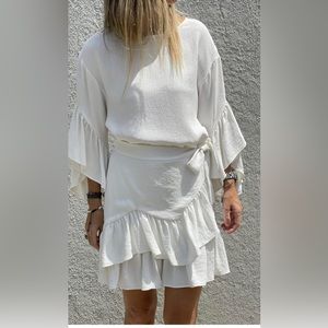 Make dress- Robe avec volants size 3